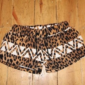 Joyrich short leopard sweatshorts